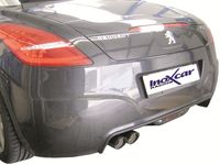 InoxCar uitlaat passend voor Peugeot RCZ 1.6THP (156pk) 2010- 2x80mm Racing IXPERCZ01RA