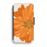 Orange Ellila flower: iPhone XR Flip Hoesje