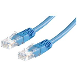 VALUE Patchkabel Cat.6 UTP (Class E), blauw, 0,5 m