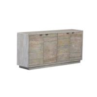Dressoir Home ESPRIT Grijs Steen Mangohout 175 x 40 x 81 cm