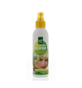 Natural blond lightening spray