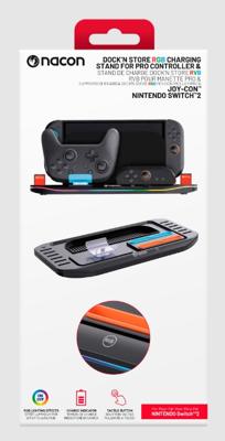Nacon Nintendo Switch 2 Oplader voor 2 Joy-Cons + Pro Controller + Console