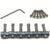 Graph Tech PS 8166 00 String Saver Saddles Vintage TE-Style 6-Barrel Zadel Set (6 stuks)