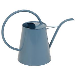 Gieter/plantengieter Olivera - metaal - blauw - 3 liter - met lange schenktuit