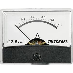 VOLTCRAFT AM-60X46/1A/DC AM-60X46/1A/DC Inbouwmeter AM-60X46/1 A/DC 1 A Draaispoel