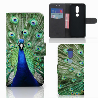 Nokia 7.1 Telefoonhoesje met Pasjes Pauw - thumbnail