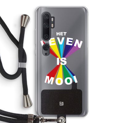 Het Leven Is Mooi: Xiaomi Mi Note 10 Pro Transparant Hoesje met koord