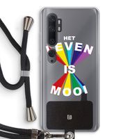 Het Leven Is Mooi: Xiaomi Mi Note 10 Pro Transparant Hoesje met koord