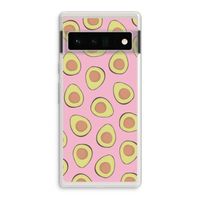 Dancing avocados: Google Pixel 6 Pro Transparant Hoesje Dancing avocados: Google Pixel 6 Pro Transparant Hoesje