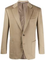 Canali blazer à simple boutonnage - Marron