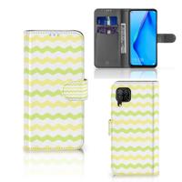 Huawei P40 Lite | Telefoon Hoesje | Waves Yellow