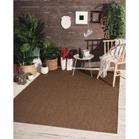 Outdoor Vloerkleed Bruin-120 x 170 cm