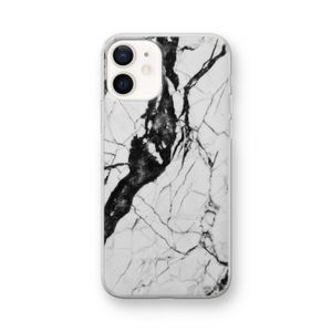 Witte marmer 2: iPhone 12 mini Transparant Hoesje