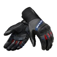 REV'IT! Sand 4 H2O Gloves, Tussenseizoen motorhandschoenen, Zwart Rood