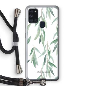 Branch up your life: Samsung Galaxy A21s Transparant Hoesje met koord