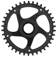 Kettingblad 38T KMC - geschikt voor Bosch generatie 4 - zwart