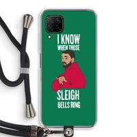 Sleigh Bells Ring: Huawei P40 Lite Transparant Hoesje met koord