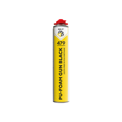 Connect Products Seal-it 479 PU-Foam Gun Black Zwarte Pur 690ml