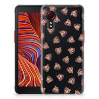 TPU bumper voor Samsung Galaxy Xcover 5 Poep Emojis
