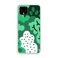 Bushes: Pixel 4 Transparant Hoesje