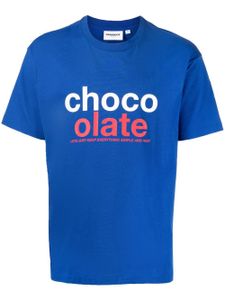 CHOCOOLATE t-shirt à logo imprimé - Bleu