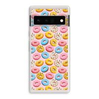 Pink donuts: Google Pixel 6 Pro Transparant Hoesje