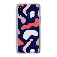 Memphis Shapes Pink: Samsung Galaxy A20s Transparant Hoesje