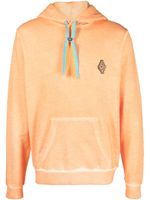 Marcelo Burlon County of Milan hoodie Sunset Cross à liens de resserrage - Orange