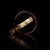 LifestyleFurn Kooldraadlamp 'LED' Bol Ø15cm, Amberkleurig, Dimbaar
