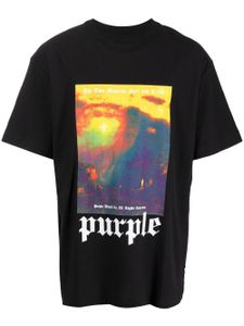 Purple Brand t-shirt en coton à imprimé graphique - Noir