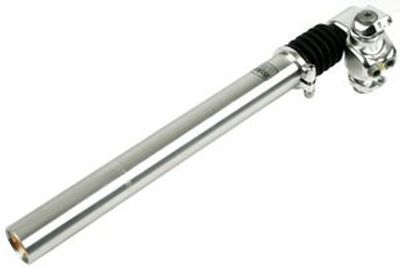 Gazelle Zadelpen verend 27,2 x 310 mm aluminium zilver