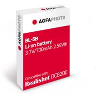 Agfa BL-5B reserve batterij voor DC8200