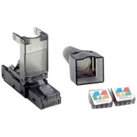 Value Op locatie monteerbare RJ-45 stekker cat. 6 (Class E), UTP 26.99.0370 Transparant 1 stuk(s)