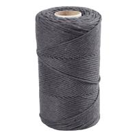 Creativ Company Macrame koord grijs, 198m