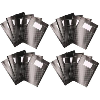 A4 ruitjes schriften pakket - 10 mm - 20x stuks - zwart