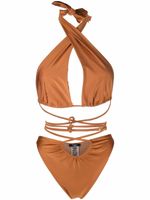 Noire Swimwear maillot de bain à dos-nu - Tons neutres