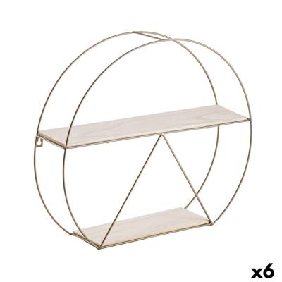 Planken Vinthera Moa Gouden Staal 50 x 12 cm (6 Stuks)