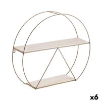 Planken Vinthera Moa Gouden Staal 50 x 12 cm (6 Stuks)