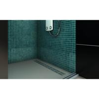 VidaXL Afvoeren wit 88 x 8.8 x 8.5 cm metaal