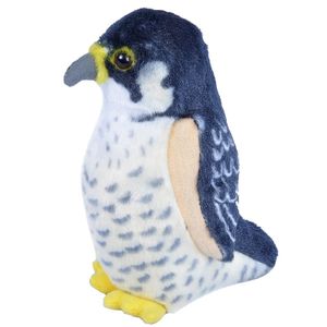 Vogelknuffel slechtvalk van pluche met geluid 13 cm