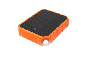 Xtorm by A-Solar Rugged 10000 Powerbank 10000 mAh Quick Charge 3.0, Power Delivery LiPo USB-A, USB-C Oranje, Zwart Outdoor, Zaklamp, Statusweergave