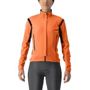 Castelli Perfetto RoS 2 lange mouw fietsjack oranje dames L