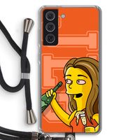 Jamie Lee Simpson: Samsung Galaxy S21 FE Transparant Hoesje met koord