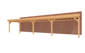 YARD Outdoor veranda SUBLIME Plat dak - 1300x300 cm- Plat dak- - YARD Outdoor