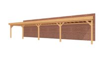 YARD Outdoor veranda SUBLIME Plat dak - 1300x300 cm- Plat dak- - YARD Outdoor