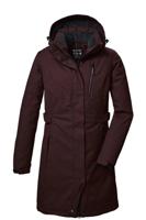 Killtec KOW 303 Parka Jas Dames Dark Wine Red 48