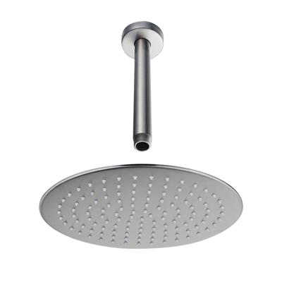 Fortifura Calvi Hoofddouche - 30cm - rond - plafondarm 20cm - Geborsteld RVS PVD (RVS) SW1139121/SW377868