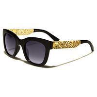 VG Eyewear dames zonnebril Flower Black Gold vg29002 - thumbnail