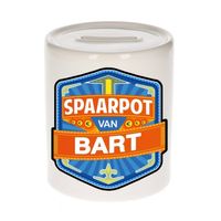 Vrolijke kinder spaarpot voor Bart - Spaarpotten - thumbnail