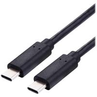 VALUE USB 2.0 Kabel, C-C, M/M, 100W, zwart, 1 m